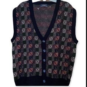 Van Heusen Men's Multicolor Sweater Vest large